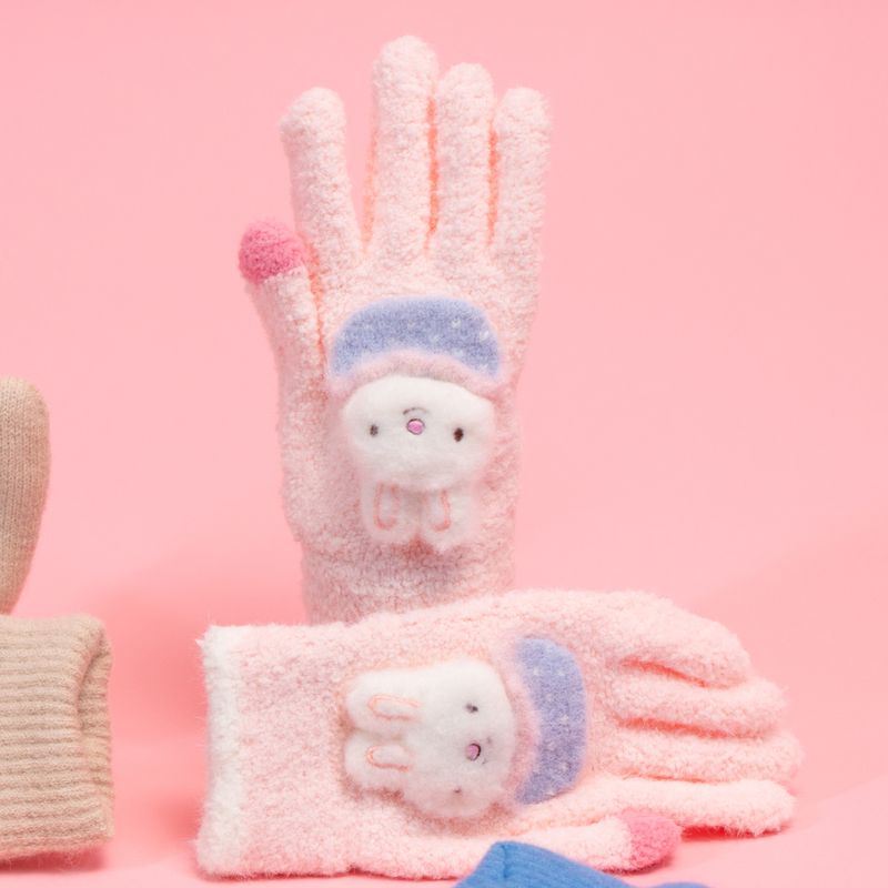 Guantes-afelpados-infantiles-miniso-conejito-rosa-Miniso-3-28992