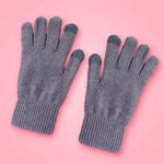 Guantes-afelpados-miniso-lisos-gris-Miniso-2-29005