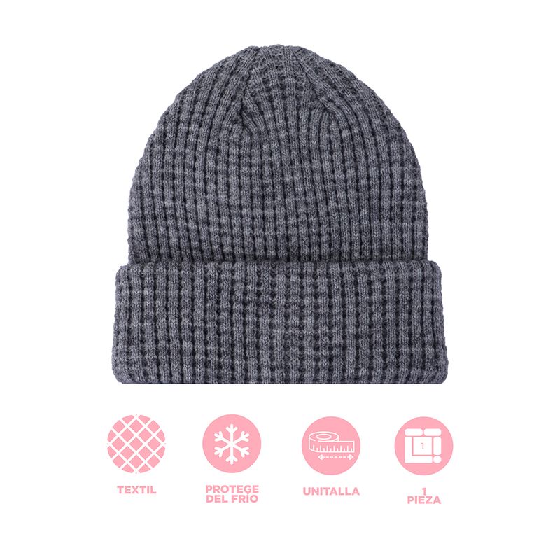 Gorro-tejido-miniso-acanalado-gris-Miniso-3-29006