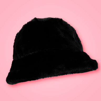 Sombrero de cubo afelpado miniso negro -  Miniso