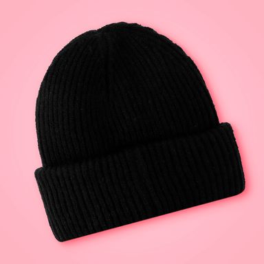 Gorro tejido miniso basico negro -  Miniso