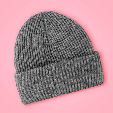 Gorro tejido miniso basico gris -  Miniso