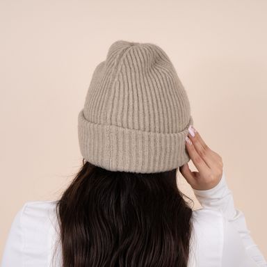 Gorro tejido miniso basico beige -  Miniso