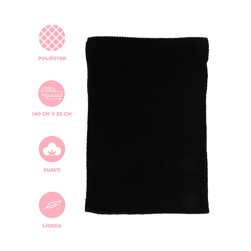 Bufanda-basica-miniso-negro-Miniso-3-29017