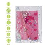 Set-de-escritorio-brillante-serie-barbie-pink-Miniso-4-29043