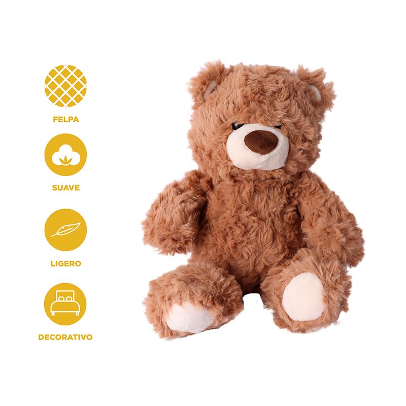Peluche-oso-sentado-marr-n-serie-miniso-Miniso-3-29044