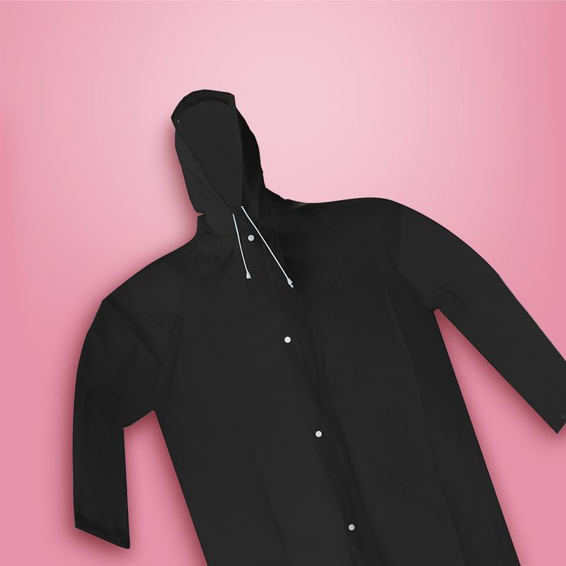 Impermeables-chubasquero-de-color-liso-con-bolso-con-cord-n-negro-Miniso-2-29056