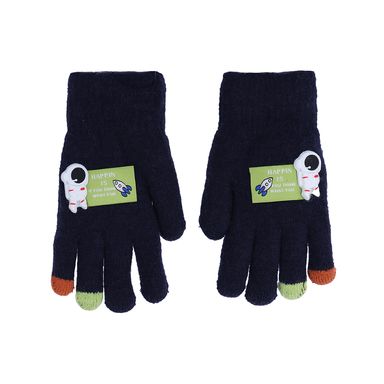 Guantes afelpados infantiles miniso astronauta azul marino -  Miniso