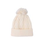 Gorro-tejido-miniso-trenzado-con-borla-de-peluche-blanco-Miniso-1-29009