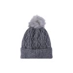 Gorro-tejido-miniso-trenzado-con-borla-de-peluche-gris-Miniso-1-29011