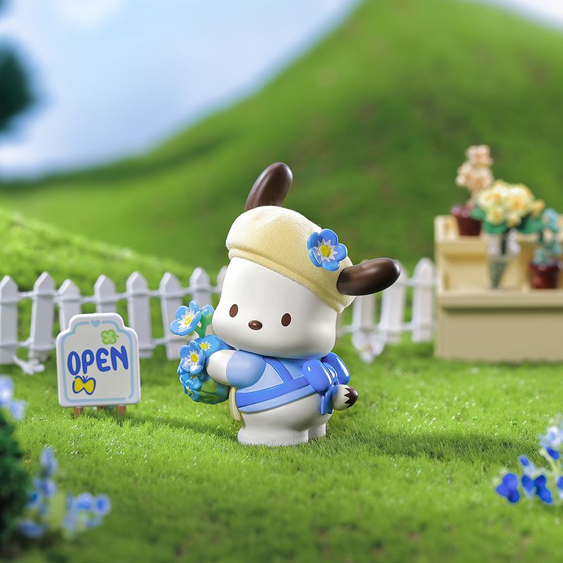 Blindbox-con-figura-sanrio-pochacco-flores-Sanrio-6-21711