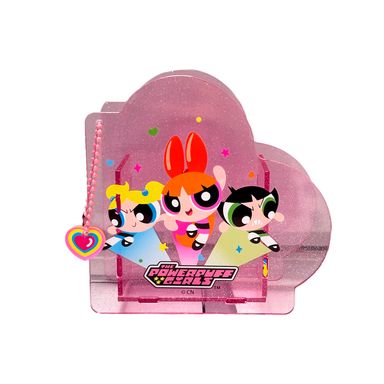 Organizador de plástico forma de corazón de las chicas superpoderosas -  Las Chicas Superpoderosas