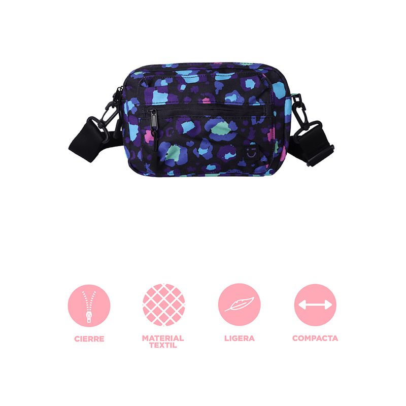 Bolso-crossbody-con-bolso-enfrente-negro-con-print-azul-Miniso-3-28961