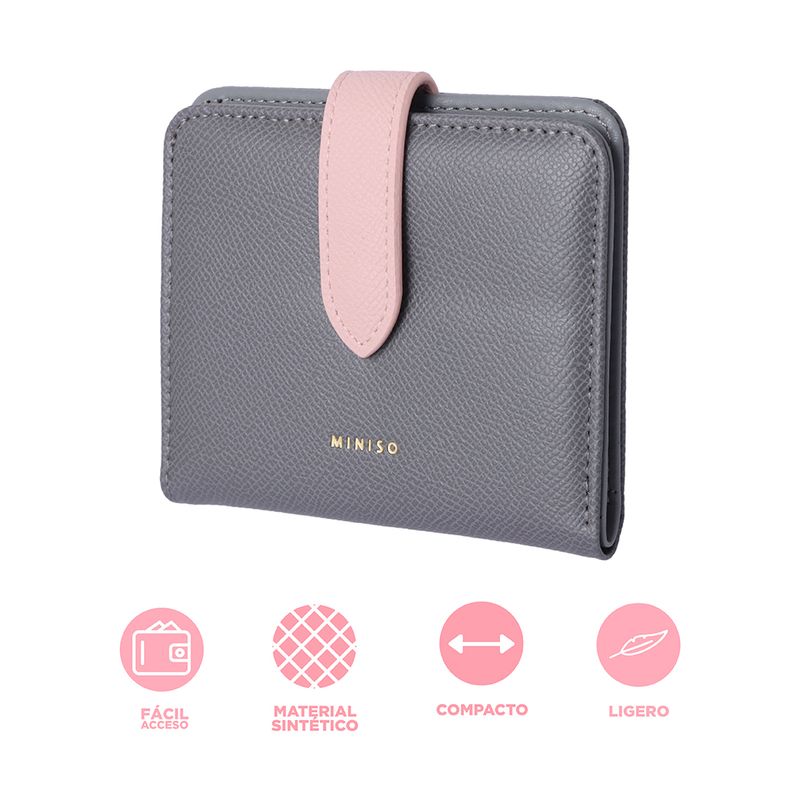 Cartera-para-mujer-basica-con-cinta-gris-Miniso-3-28757