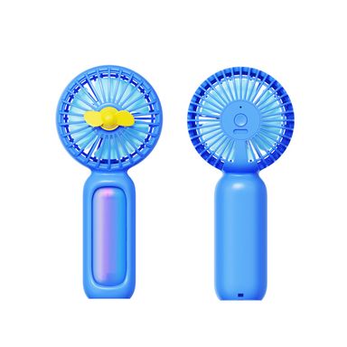 Ventilador de mano plegable miniso tornasol azul -  Miniso
