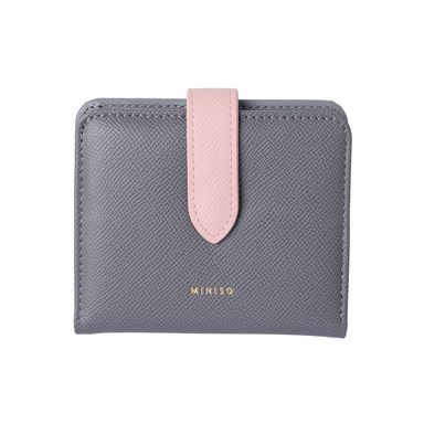 Cartera para mujer basica con cinta gris -  Miniso