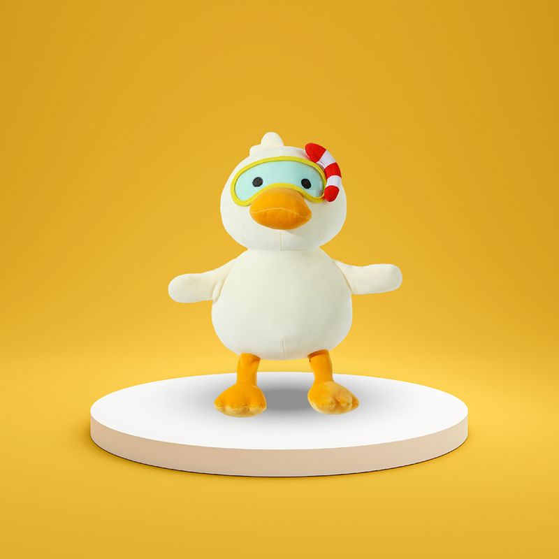 Peluche-de-pato-sentado-diving-duck-series-Miniso-2-15716