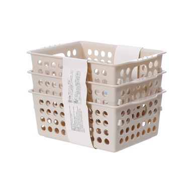 Cesto de almacenamiento mini 3 pzas -  Miniso