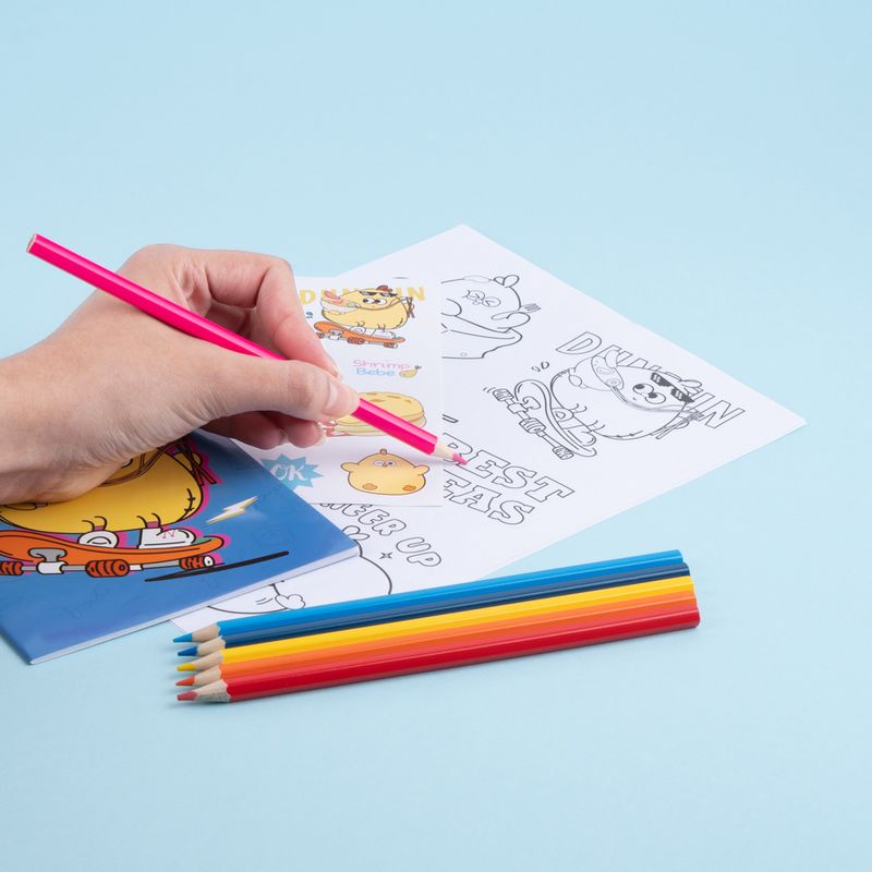 Set-de-escritorio-para-colorear-azul-serie-dundun-Miniso-2-23334