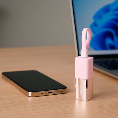 Mini powerbank 5000mah mod yspbq05 rosa -  Miniso