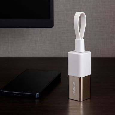 Mini powerbank 5000mah mod yspbq05 apricot -  Miniso