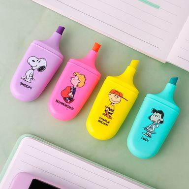 Plumon set juego de 4 piezas serie snoopy -  Snoopy Colorful Vintage