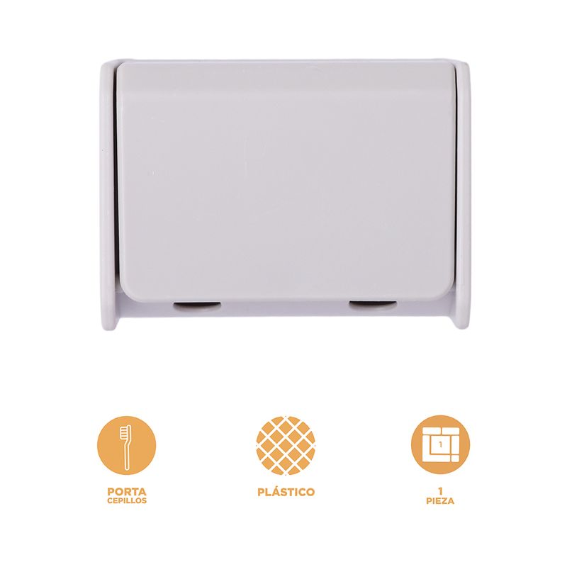 Portacepillos-de-dientes-con-2-orificios-gris-Miniso-3-28845