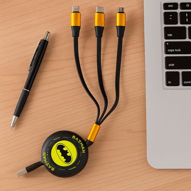 Cable de carga 3 en 1 dc batman -  DC