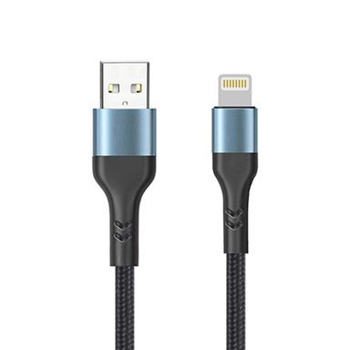 Cable de carga aluminio trenzado 1m modelo li190 miniso -  Miniso
