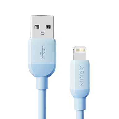 Cable de carga de silicon lightning 1m modelo li192 -  Miniso