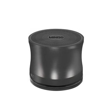 Parlante inalámbrico mega low bass metal mod a109 gris miniso -  Miniso