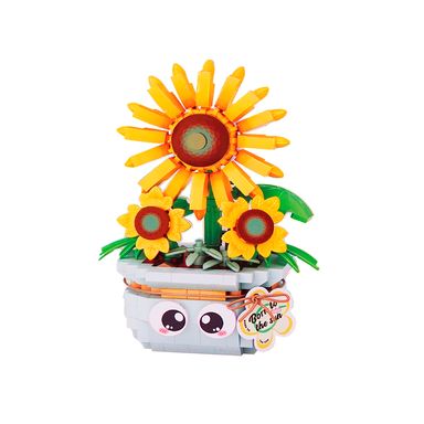 Bloques plantas de interior de primavera girasol serie miniso -  Miniso