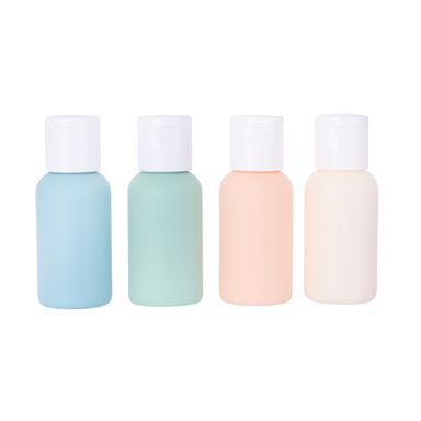 Botellas exprimibles con tapa abatible 4 piezas serie morandi -  Miniso