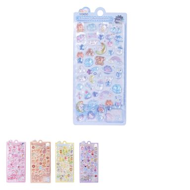 Stickers en relieve 3d del paraíso de la comida 6 modelos surtidos -  Miniso