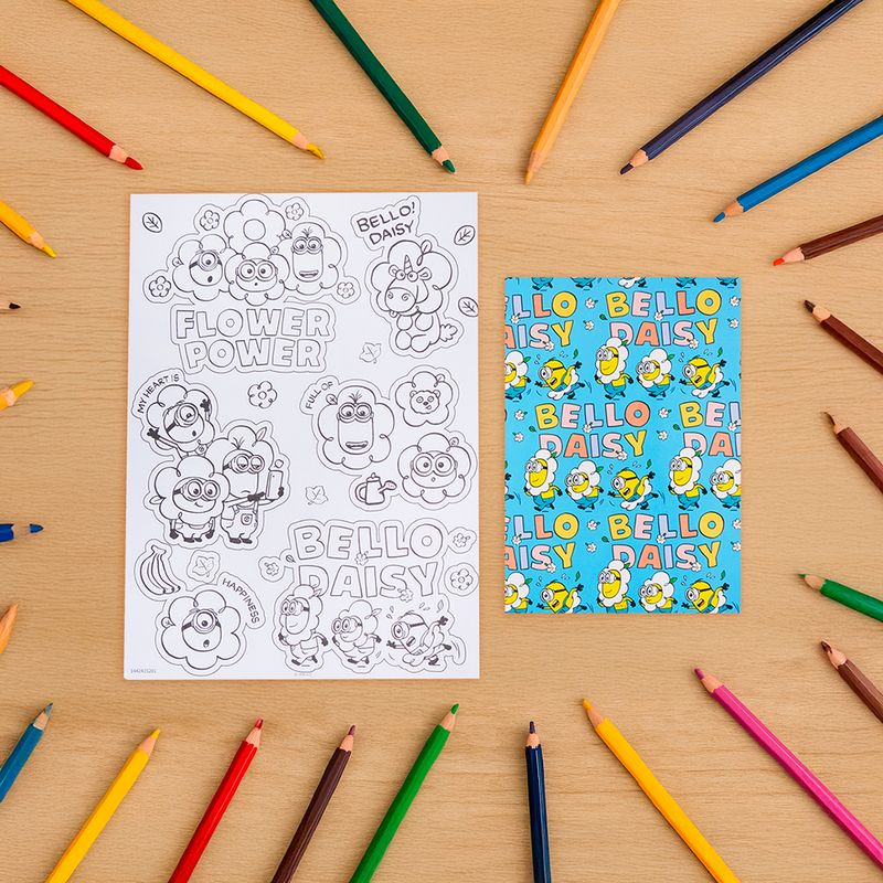 Libro-para-colorear-set-de-lapices-de-colores-serie-minions-Minions-2-26602