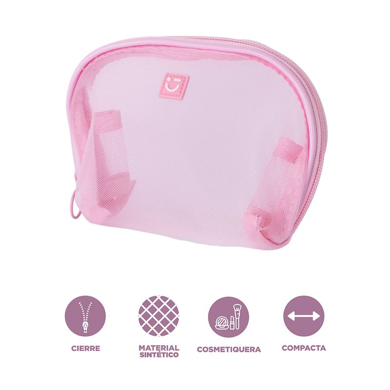 Cosmetiquera-semicircular-miniso-red-rosa-Miniso-3-26690