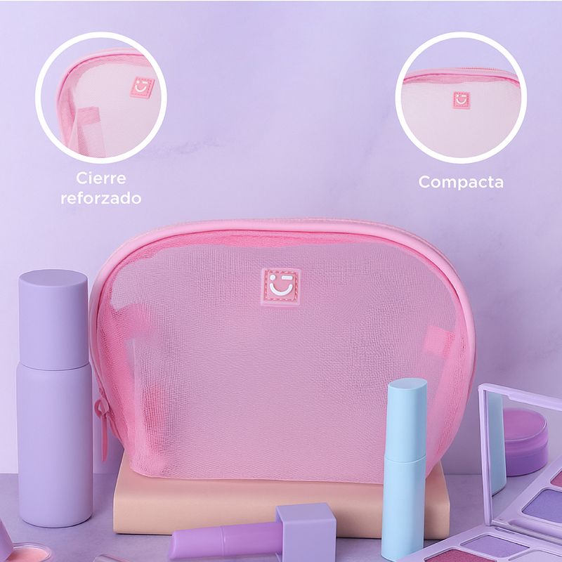 Cosmetiquera-semicircular-miniso-red-rosa-Miniso-5-26690