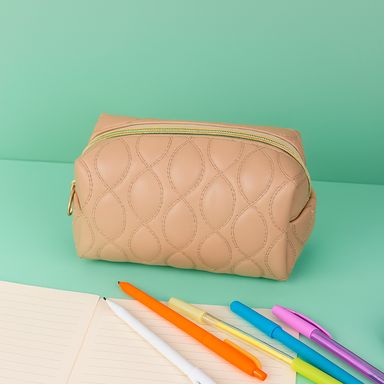 Cartuchera grande 17x10x9 cm serie khaki -  Miniso