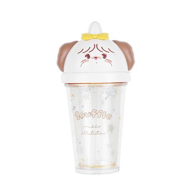 Tomatodo de plástico de la colección mikko con tapa de dibujos animados 320 ml souffle -  Mikko