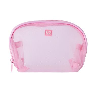 Cosmetiquera semicircular miniso red rosa -  Miniso