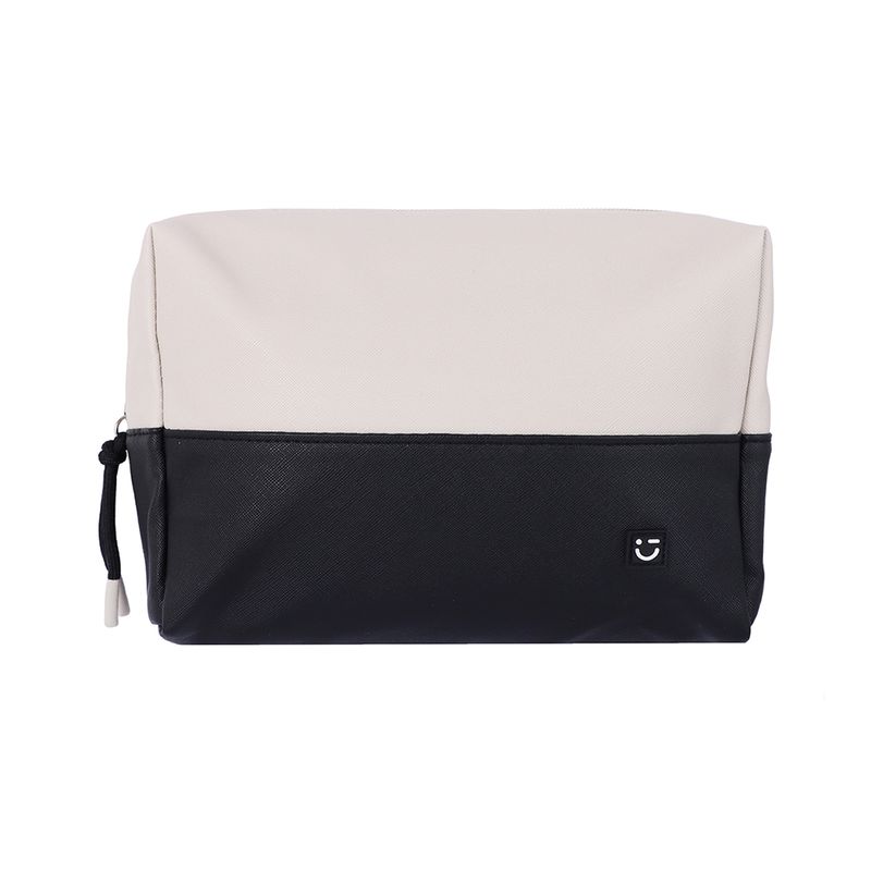 Cosmetiquera-rectangular-bloques-de-color-blanco-con-negro-Miniso-1-28708