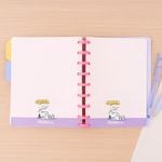 Cuaderno-a5-con-alambre-y-paginas-separadoras-de-80-hojas-serie-snoopy-Snoopy-Colorful-Vintage-2-27888