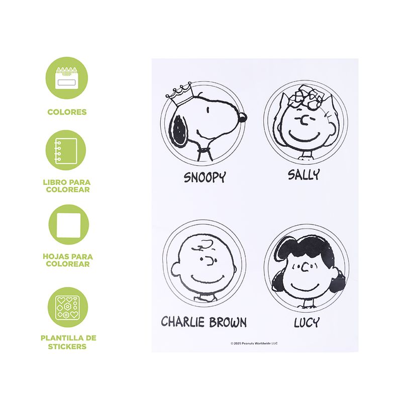 Libro-para-colorear-set-serie-snoopy-Snoopy-3-28813