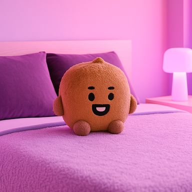 Peluche baby de aspecto lateral shooky serie bt21 -  BT21 Baby