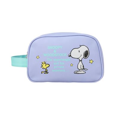 Cosmetiquera snoopy colorful vintage collection morado con asa -  Snoopy Colorful Vintage