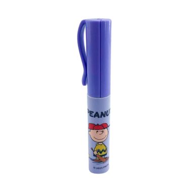 Set de escritorio tijeras con forma de lapicero morado serie snoopy -  Snoopy Colorful Vintage