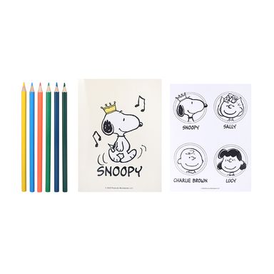 Libro para colorear set serie snoopy -  Snoopy