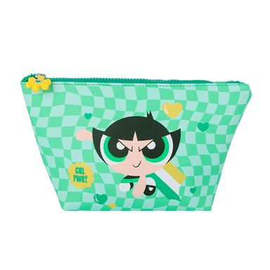 Cosmetiquera trapecio powerpuff girls verde -  Las Chicas Superpoderosas