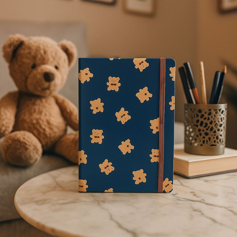 Cuaderno-de-pasta-dura-A5-de-little-bear-little-bear-series-Miniso-2-7019