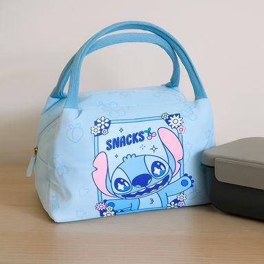 Lonchera stitch dinner party azul -  Stitch Dinner Party